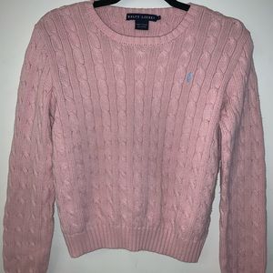 Pink Polo Long Sleeved Shirt